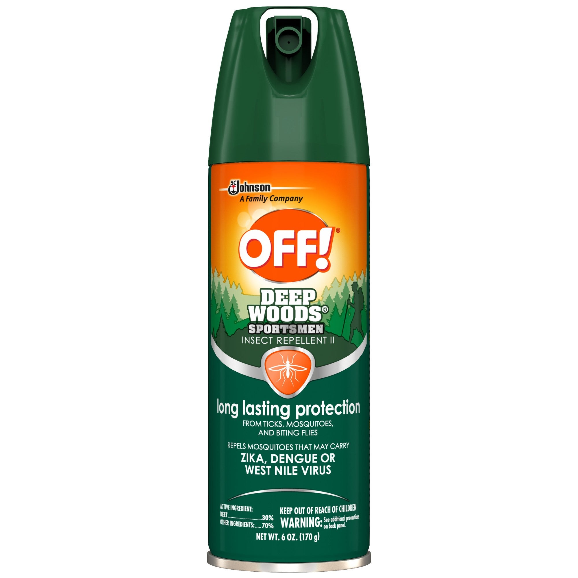 OFF! Deep Woods Sportsmen Insect Repellent, 30% DEET, 6 Oz, Carton of 12 Bottles - Bellso